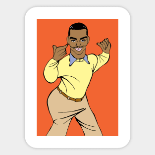 CLASSIC 90'S SITCOM CHARACTER BEL AIR Sticker